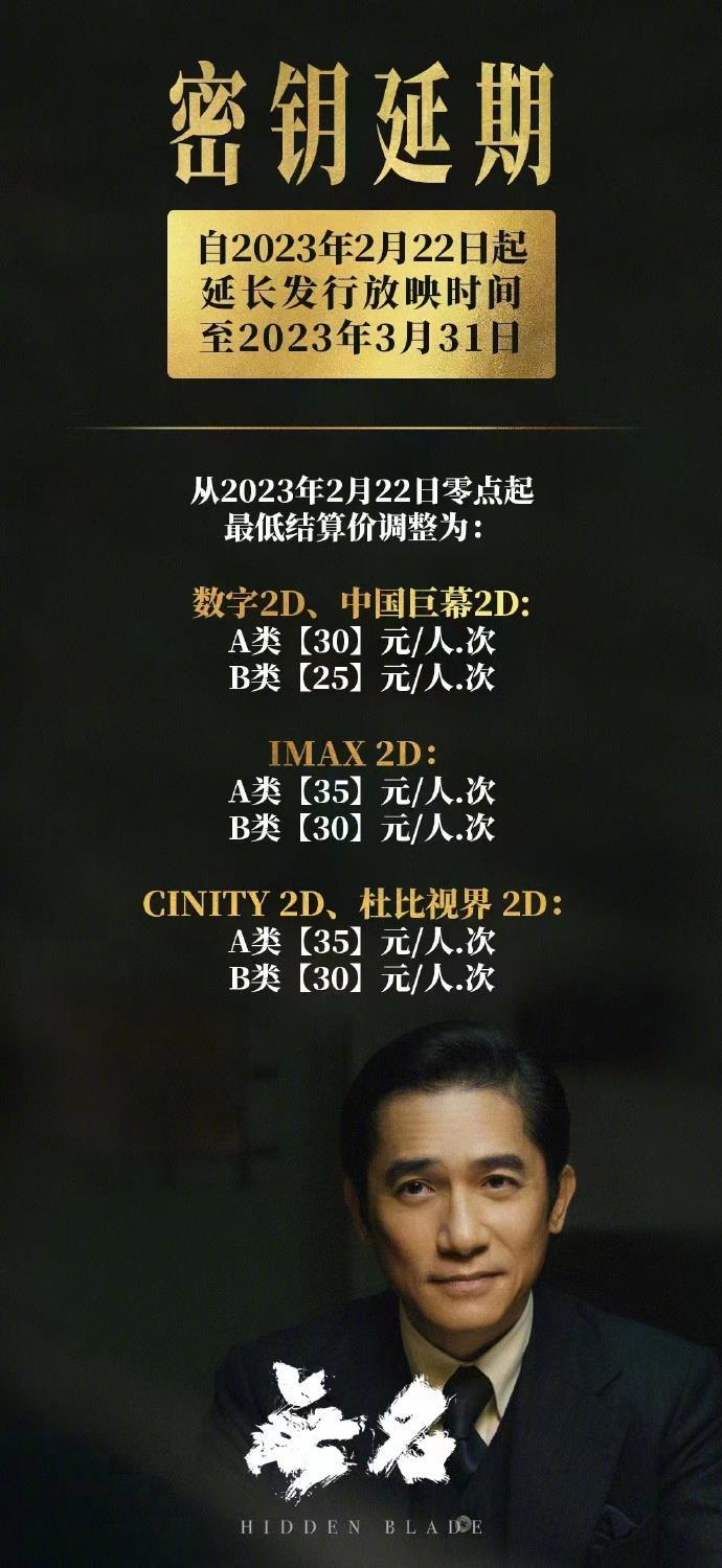 电影《无名》延长上映至3月31日 总票房达8.6亿