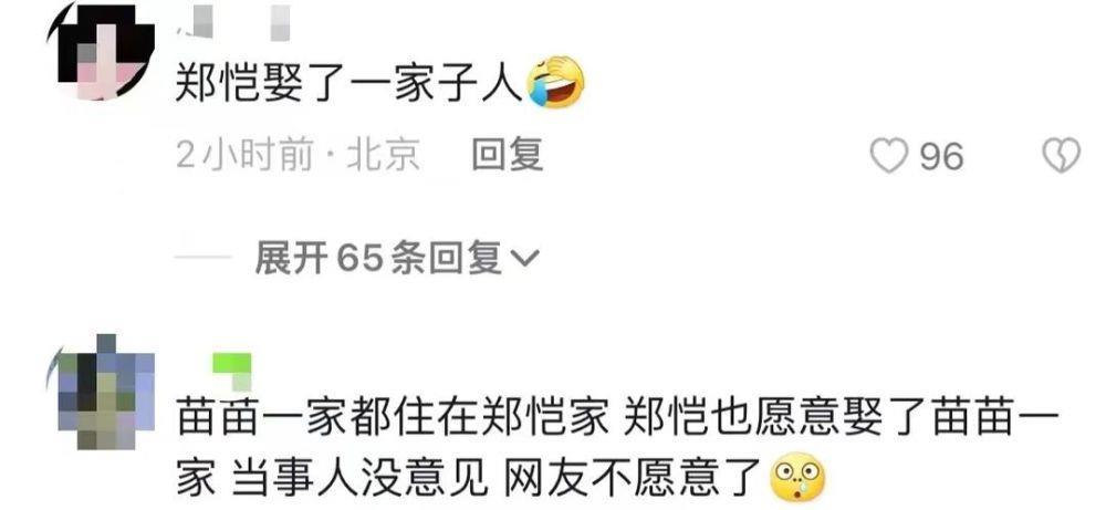 知情人曝苗苗诞下三胎，是剖腹产已经出院，老公郑恺全程低调陪同