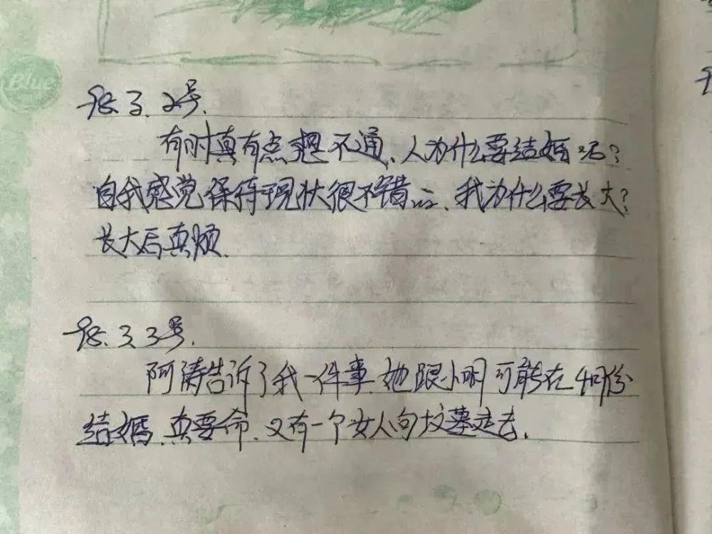 我发现了妈妈结婚前日记：称朋友出嫁是走向“坟墓”，自嘲天真已走远