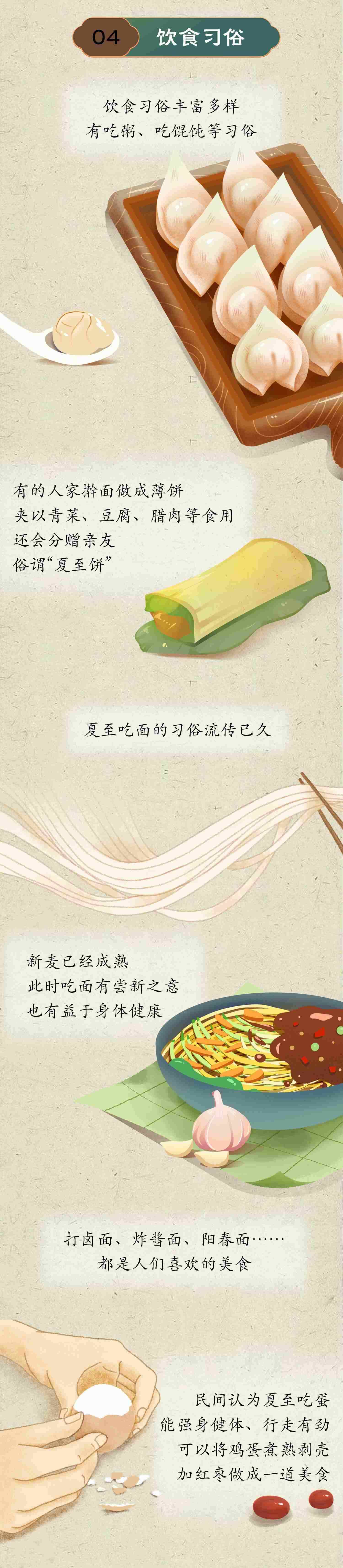 漫话节气丨夏至为何要吃面？