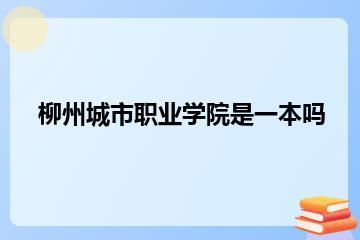 柳州城市职业学院是一本吗