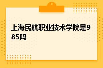 上海民航职业技术学院是985吗？