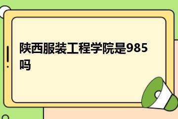 陕西服装工程学院是985吗？