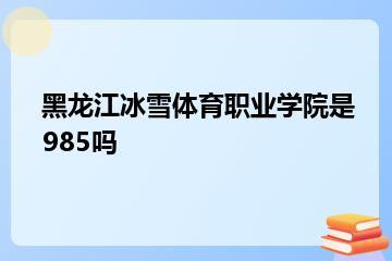 黑龙江冰雪体育职业学院是985吗？