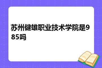 苏州健雄职业技术学院是985吗？