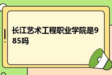 长江艺术工程职业学院是985吗？