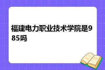 福建电力职业技术学院是985吗？