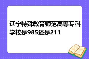 辽宁特殊教育师范高等专科学校是985还是211？