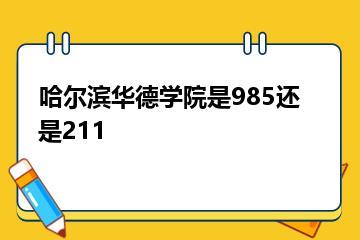 哈尔滨华德学院是985还是211？