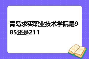 青岛求实职业技术学院是985还是211？