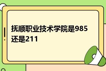 抚顺职业技术学院是985还是211？