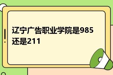 辽宁广告职业学院是985还是211？