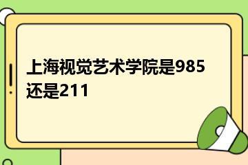 上海视觉艺术学院是985还是211？