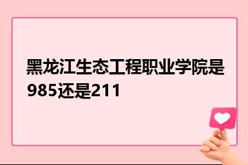 黑龙江生态工程职业学院是985还是211？