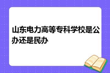 山东电力高等专科学校是公办还是民办？