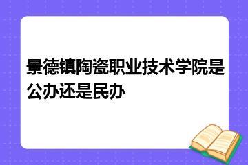 景德镇陶瓷职业技术学院是公办还是民办？