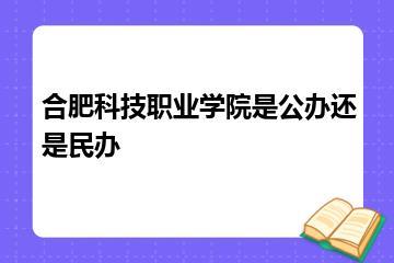 合肥科技职业学院是公办还是民办？