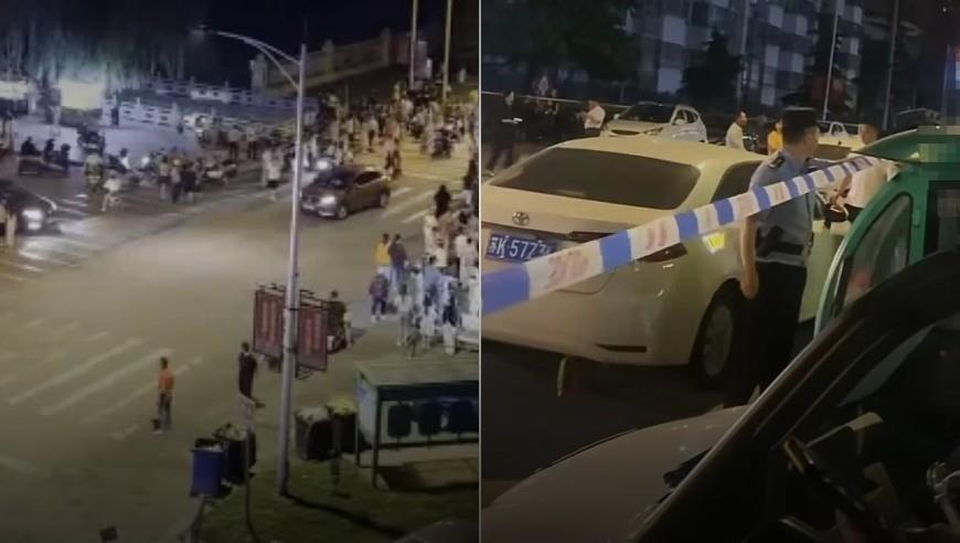 江苏扬州一车辆疑似连续冲撞多人，警方：已控制肇事者