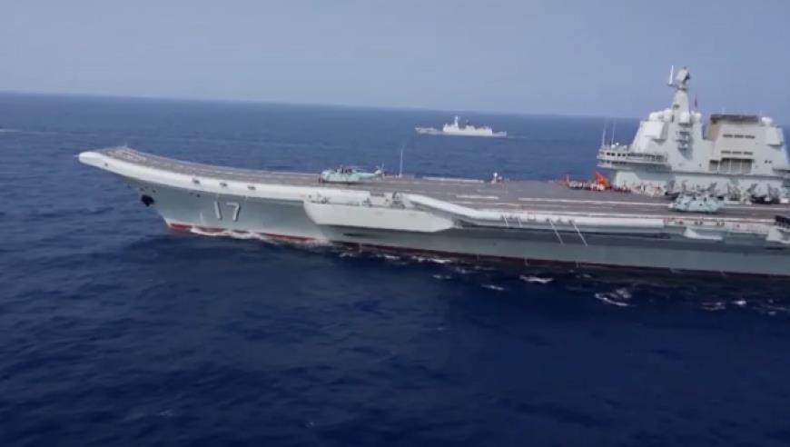 台媒紧盯：山东舰航母编队21日通过台湾海峡