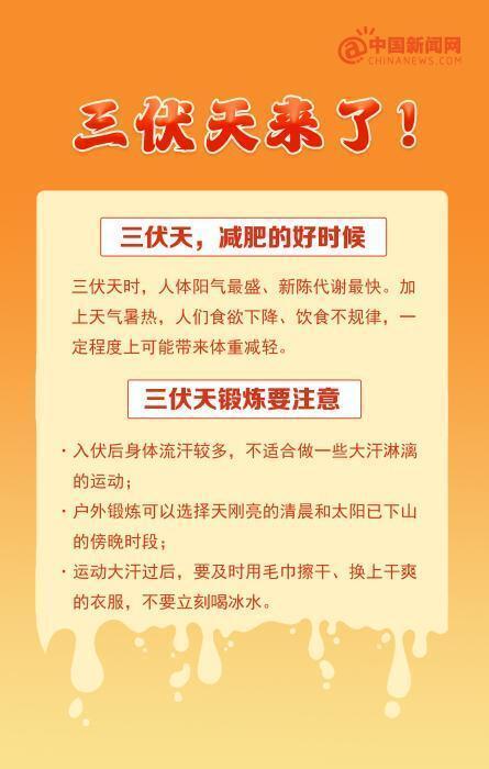 涨知识！三伏天为啥是减肥的好时候？