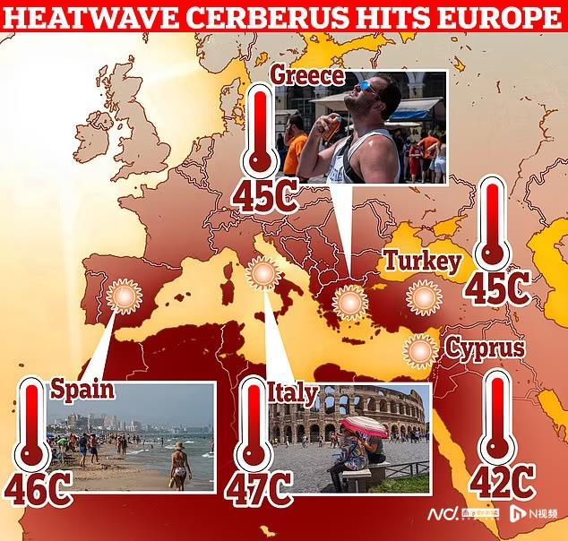“地狱犬”致命热浪席卷欧洲，下周将更热