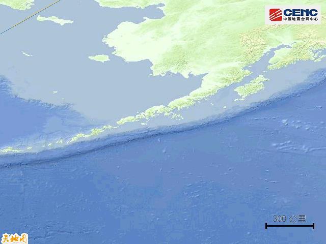 美国阿拉斯加州以南海域发生7.2级地震