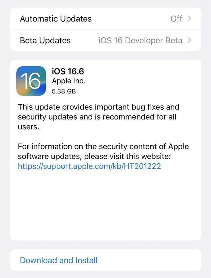 iOS 16.6 RC发布，iPhone 8/X用户可正式养老！