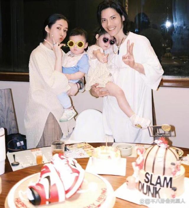 郭碧婷和一对子女，是向佐“洗白”的最好利器