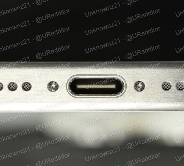 苹果iPhone 15 Pro钛版手机实机图曝光：五级钛 铝合金，USB-C接口