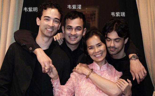 59岁韦唯回北京豪宅为25岁幼子庆生 被仨儿子簇拥
