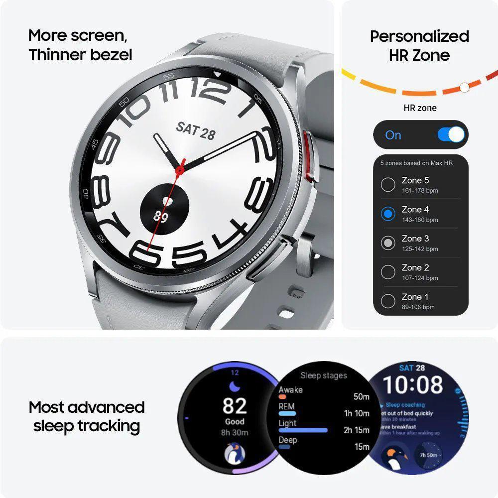 三星Galaxy Watch 6 Classic 手表宣传图曝光：改进睡眠追踪