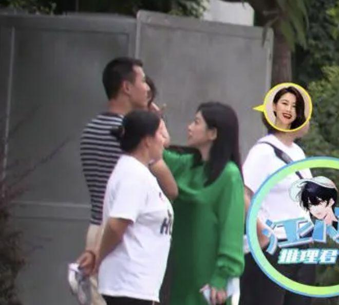 朱珠获老公孩子探班，1岁女儿推妈妈拒绝亲密互动显疏远
