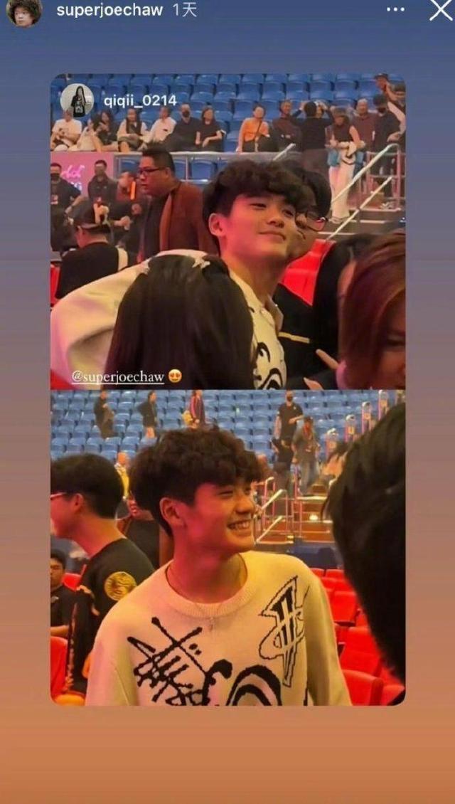 曹格儿子Joe否认与贾静雯女儿恋爱 称两人只是朋友