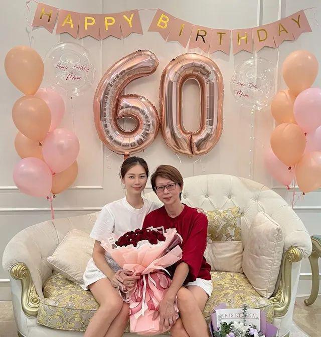 前TVB女星贺母60岁生日，冻龄母女照曝光