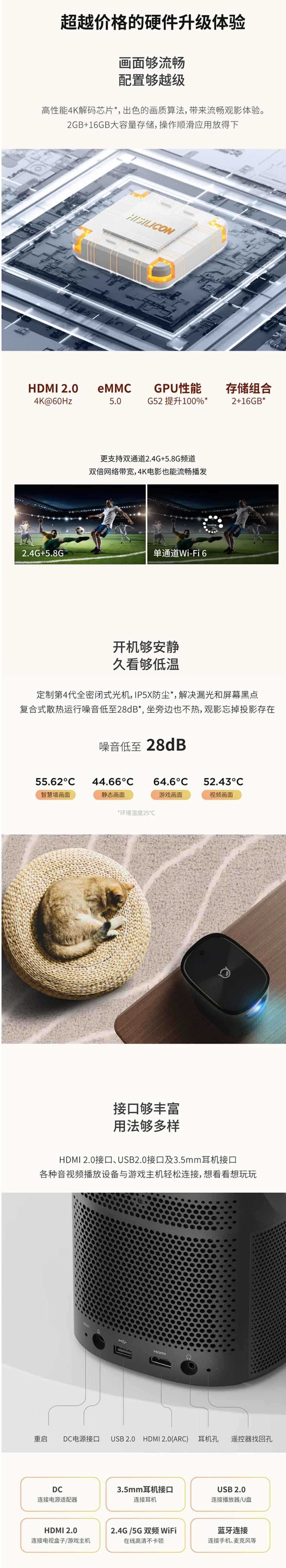 联想小新 365 投影仪今日预售：450CVIA 流明，到手 1499 元