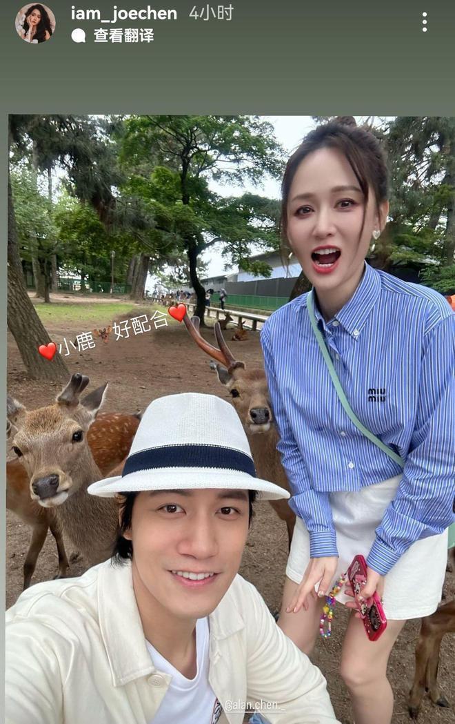 陈乔恩和老公庆相识4周年，Alan说情话示爱妻子，看不出9岁年龄差