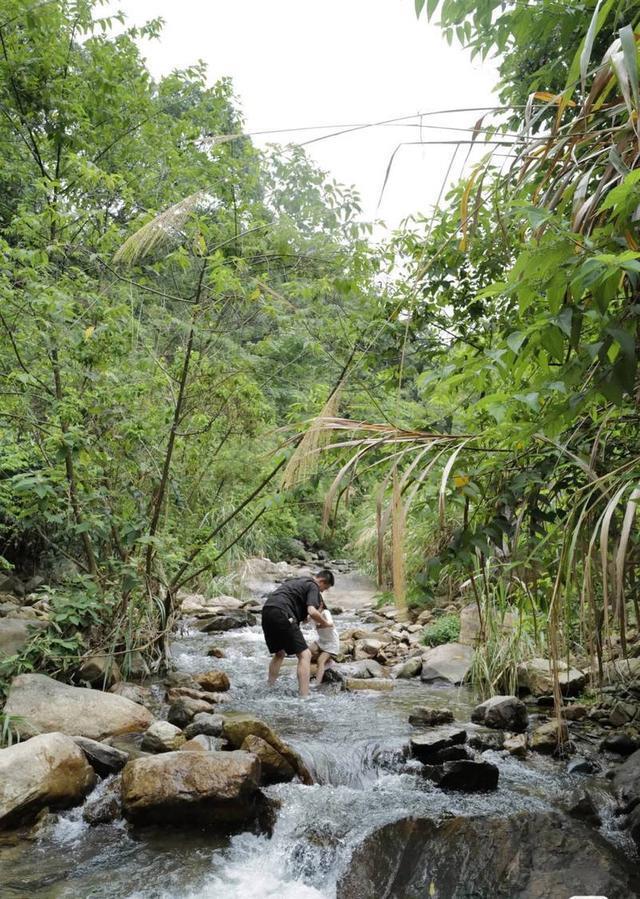 朱丹周一围带两娃福州出游 一家四口温馨幸福