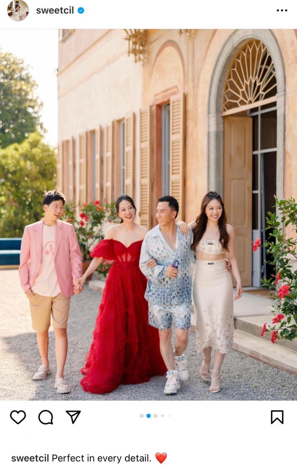 甄子丹汪诗诗补办婚礼，一窥这对cp牵起的神秘港圈交际网