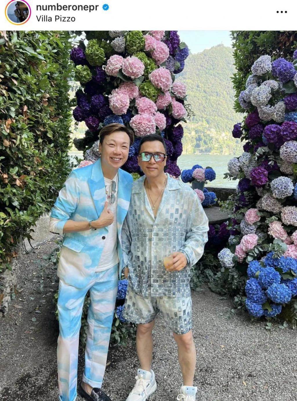 甄子丹汪诗诗补办婚礼，一窥这对cp牵起的神秘港圈交际网