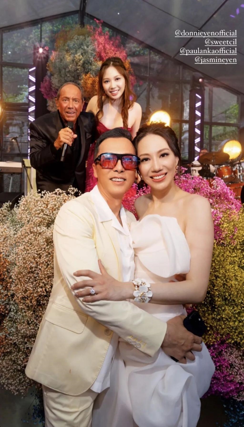 甄子丹汪诗诗补办婚礼，一窥这对cp牵起的神秘港圈交际网