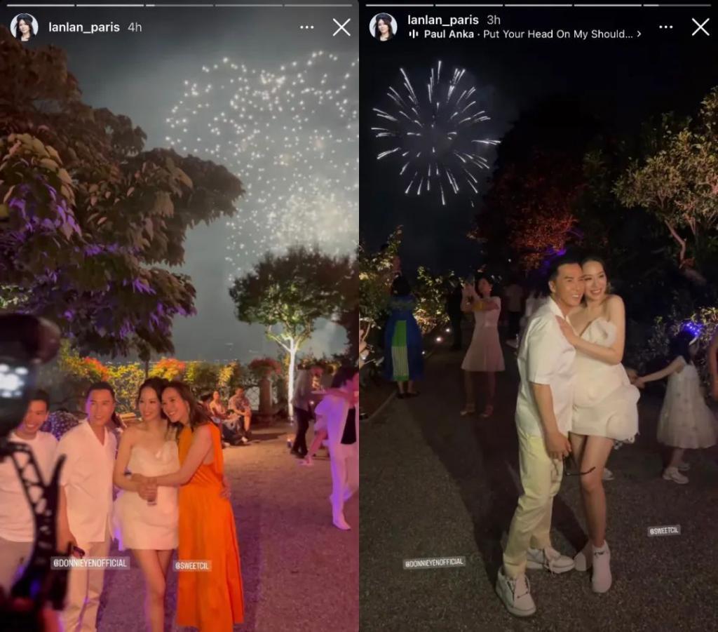 甄子丹汪诗诗补办婚礼，一窥这对cp牵起的神秘港圈交际网