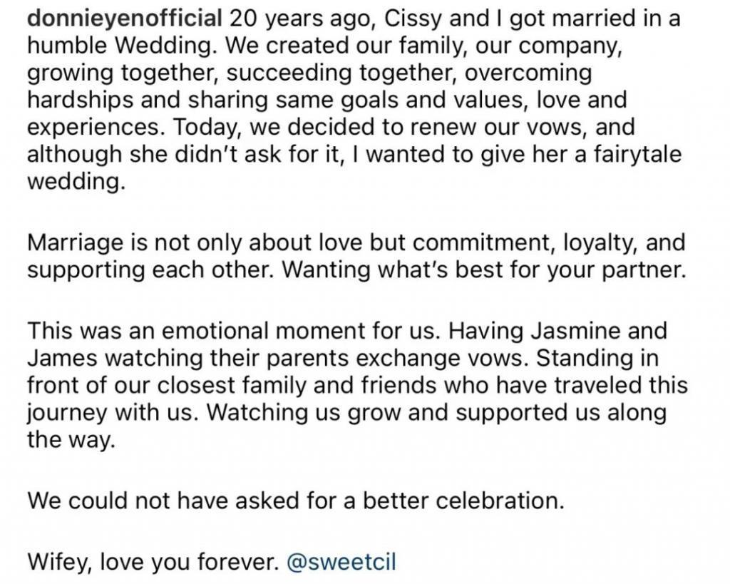 甄子丹汪诗诗补办婚礼，一窥这对cp牵起的神秘港圈交际网