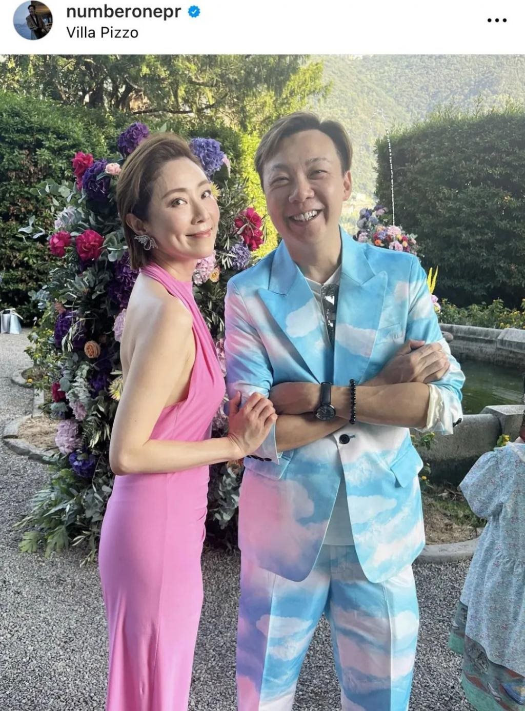 甄子丹汪诗诗补办婚礼，一窥这对cp牵起的神秘港圈交际网