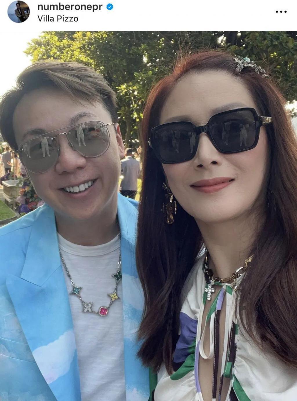 甄子丹汪诗诗补办婚礼，一窥这对cp牵起的神秘港圈交际网