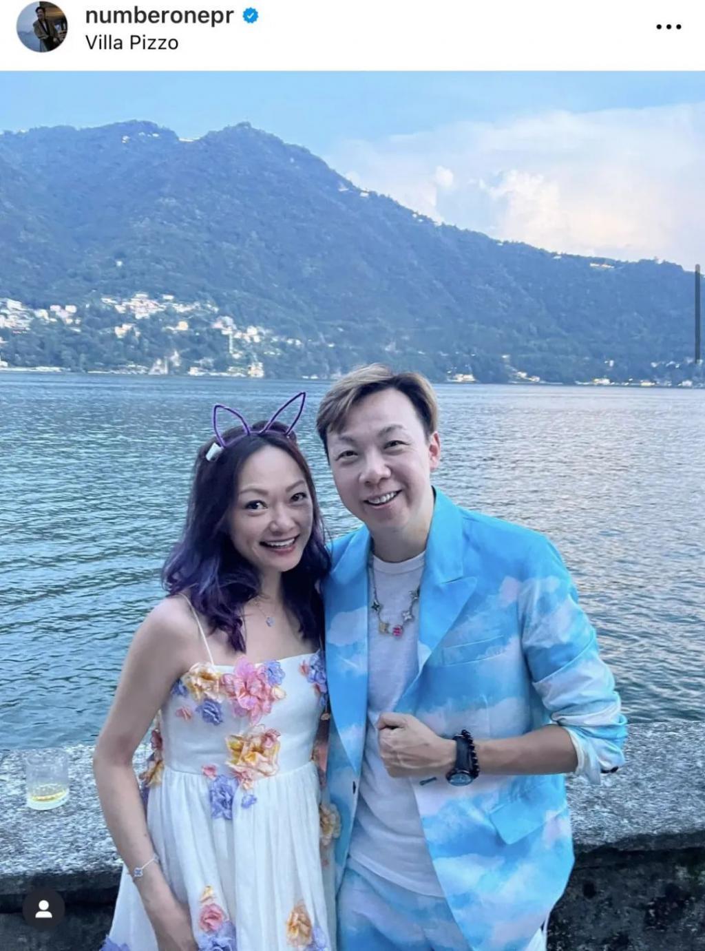 甄子丹汪诗诗补办婚礼，一窥这对cp牵起的神秘港圈交际网