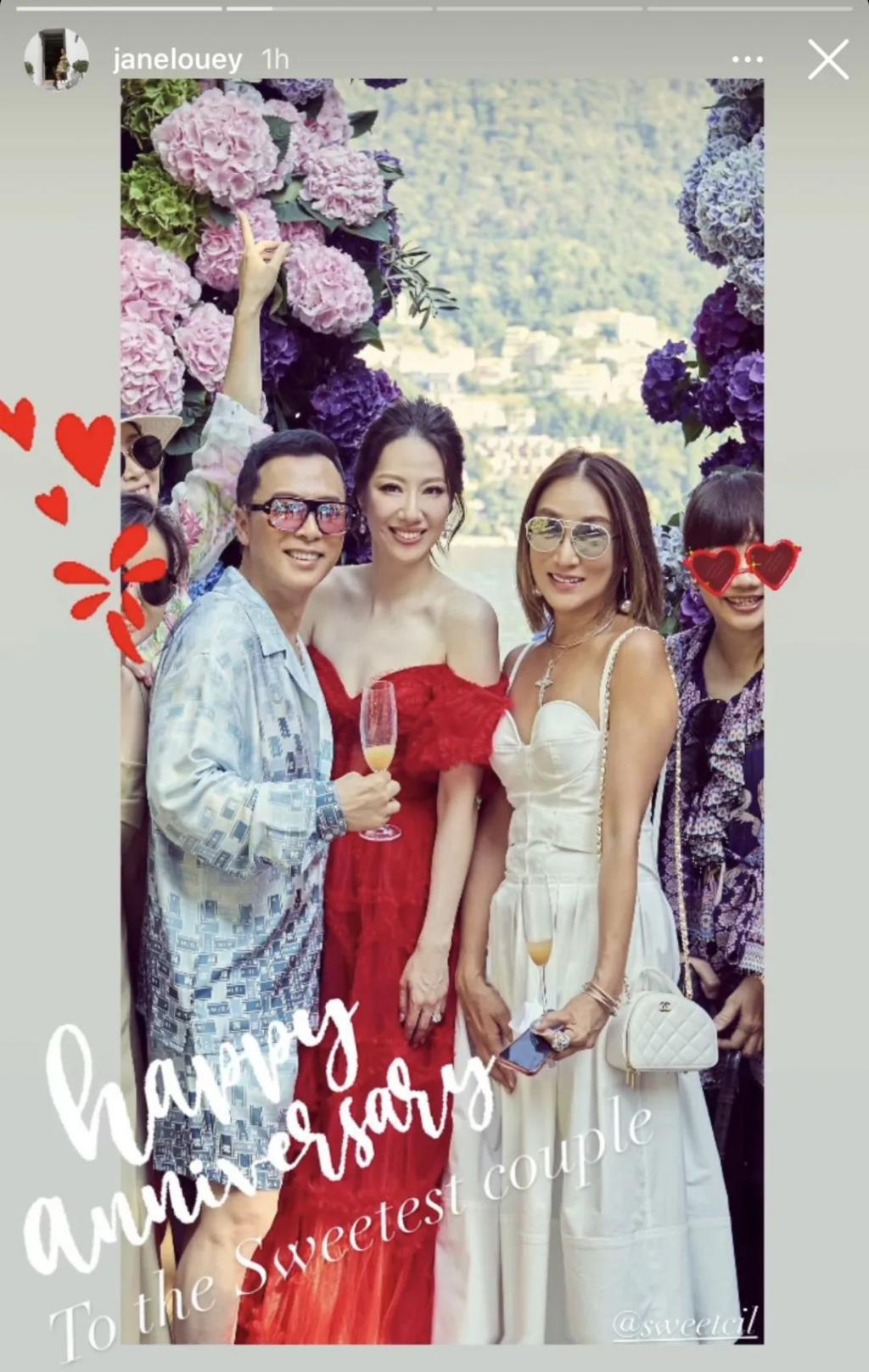 甄子丹汪诗诗补办婚礼，一窥这对cp牵起的神秘港圈交际网