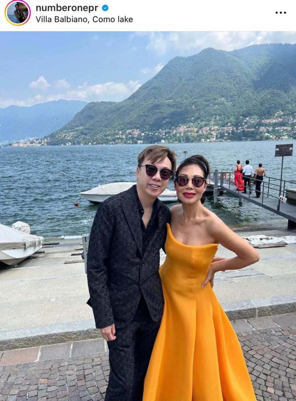 甄子丹汪诗诗补办婚礼，一窥这对cp牵起的神秘港圈交际网