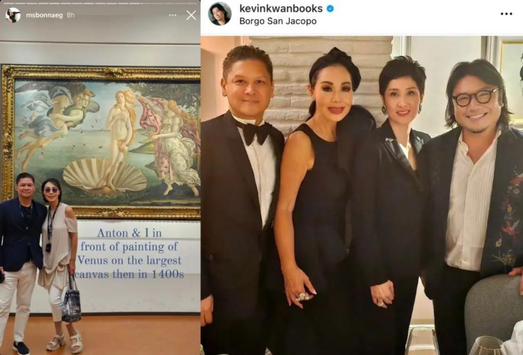 甄子丹汪诗诗补办婚礼，一窥这对cp牵起的神秘港圈交际网