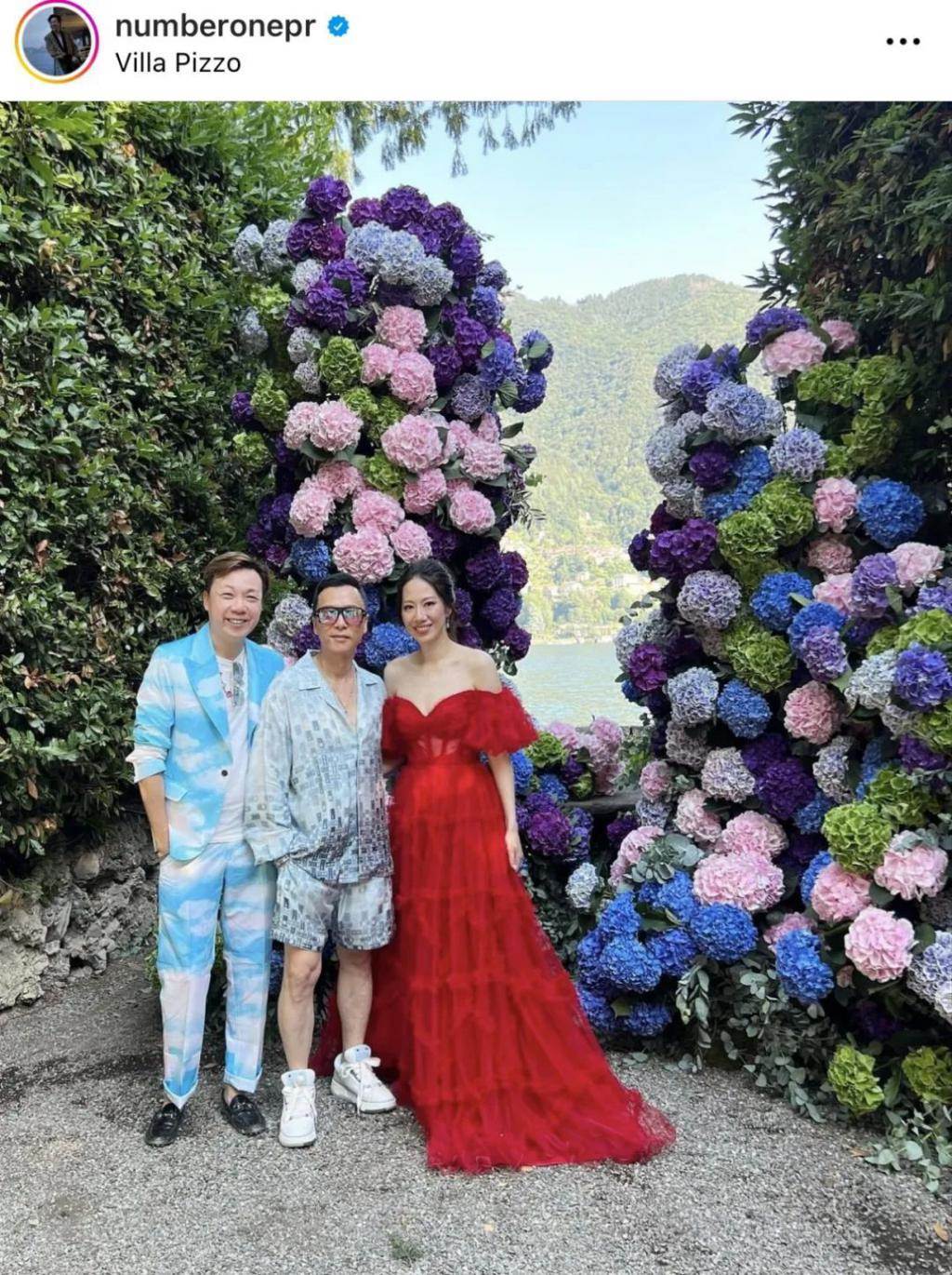 甄子丹汪诗诗补办婚礼，一窥这对cp牵起的神秘港圈交际网