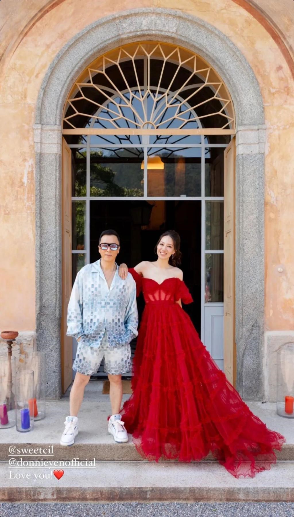 甄子丹汪诗诗补办婚礼，一窥这对cp牵起的神秘港圈交际网